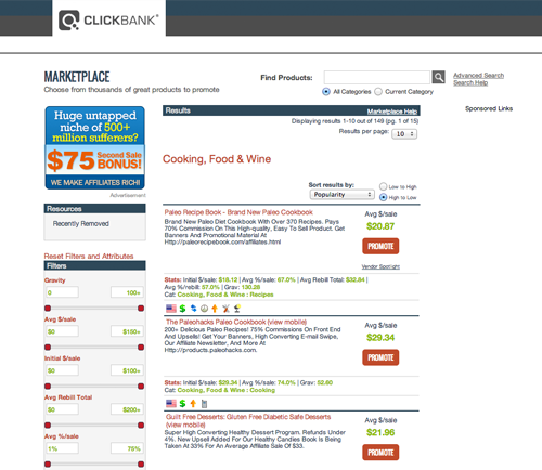 clickbank marketplace